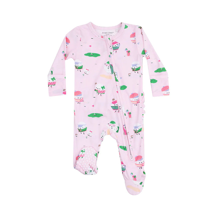 Pink Golf Pros Footies