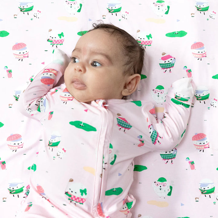 Pink Golf Pros Footies