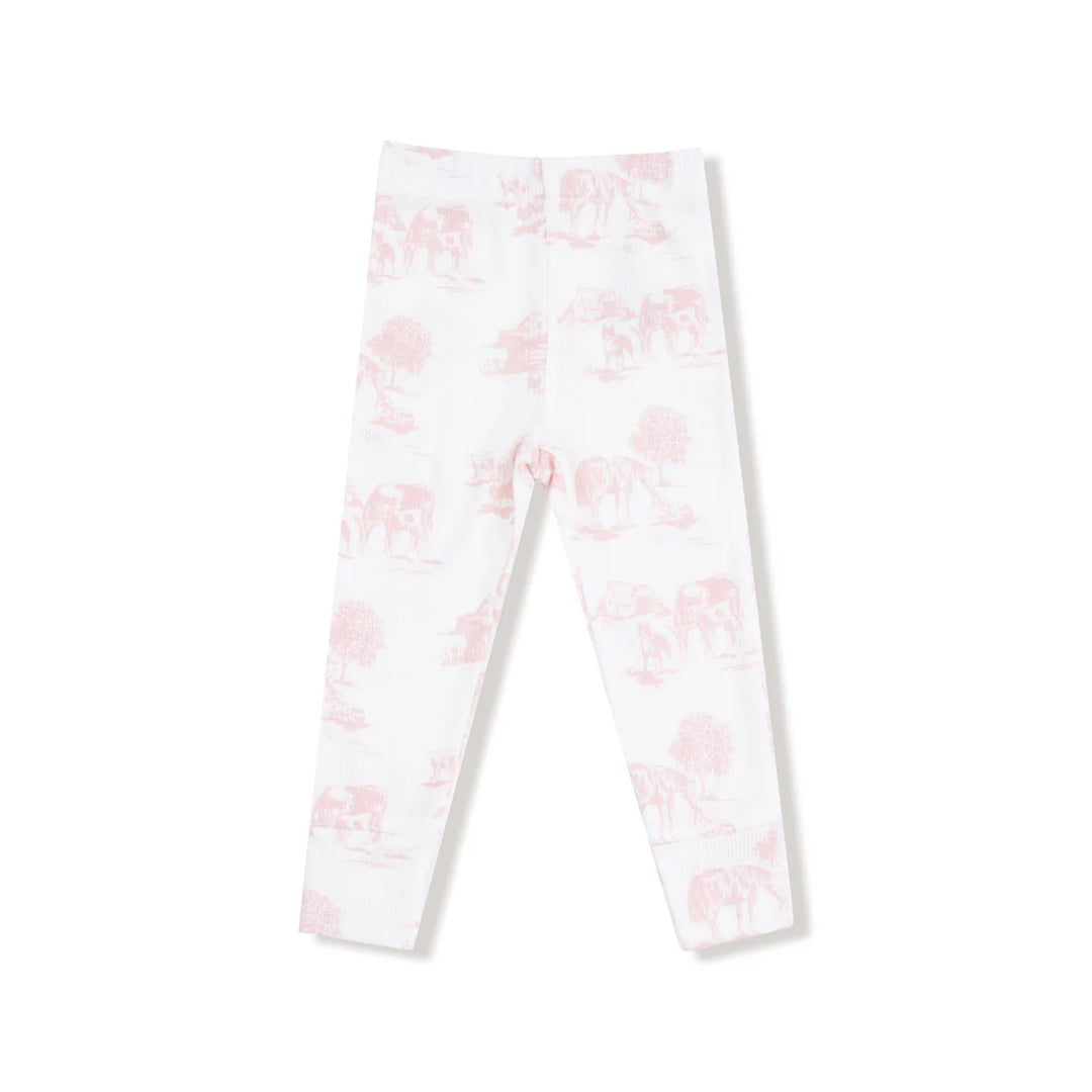 Pink Farm Toile Loungewear Set