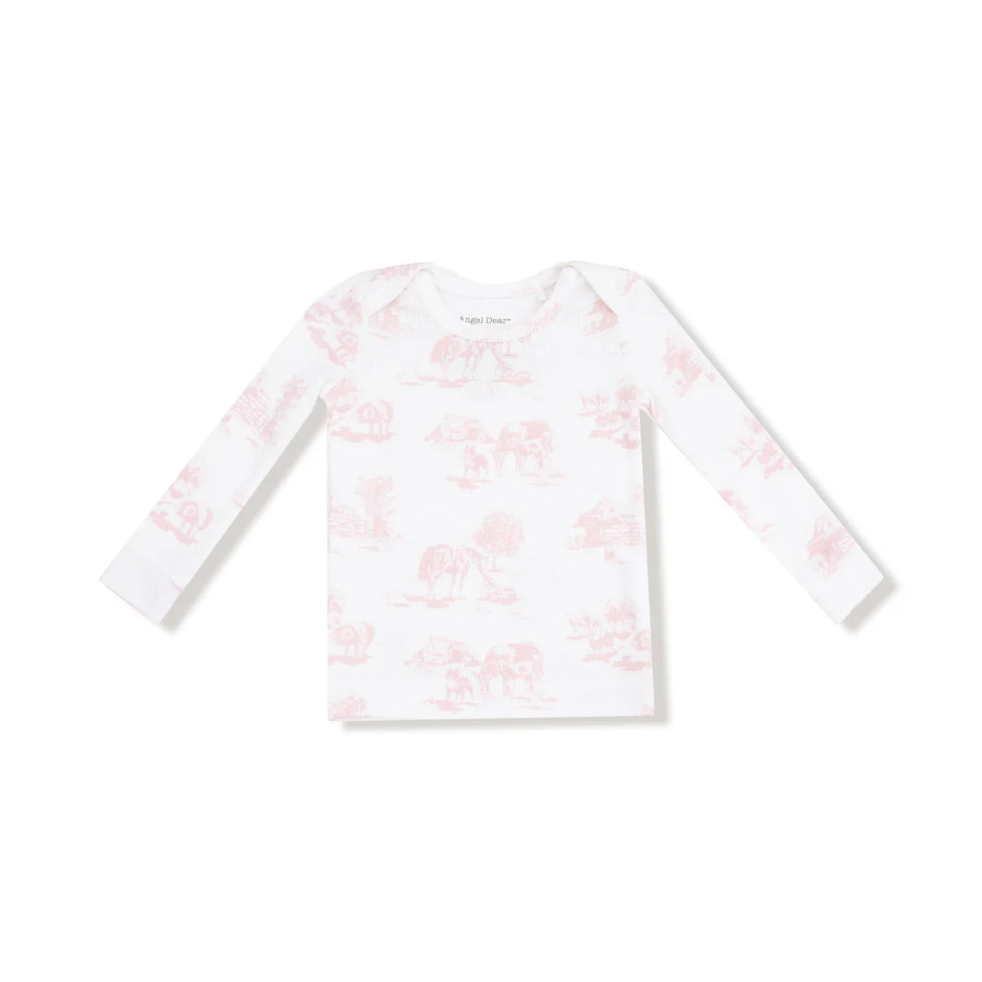 Pink Farm Toile Loungewear Set