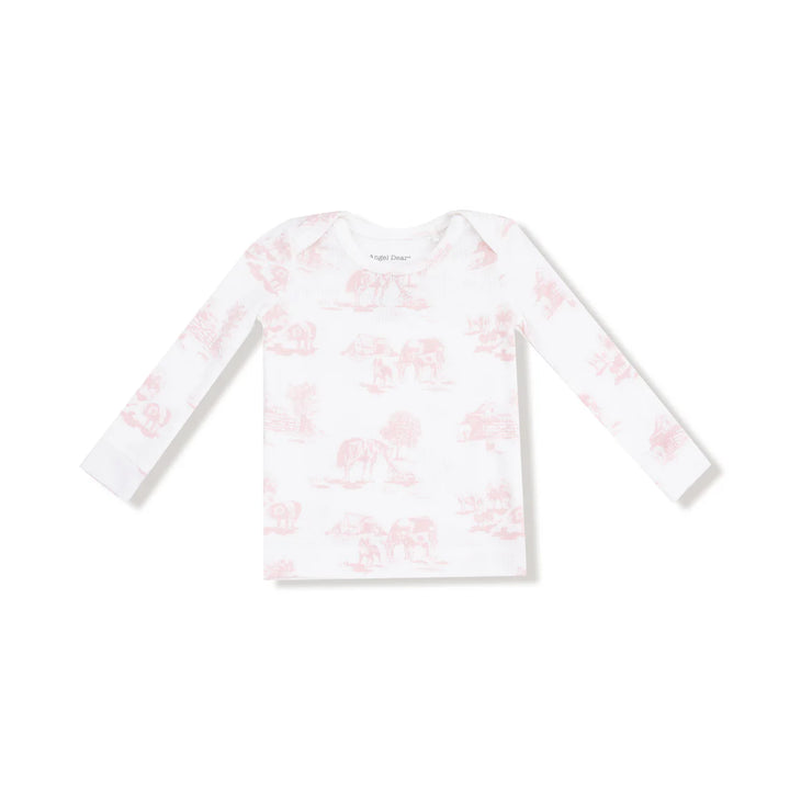 Pink Farm Toile Loungewear Set