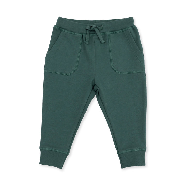 Solid Smoke Pine - Jogger Pant