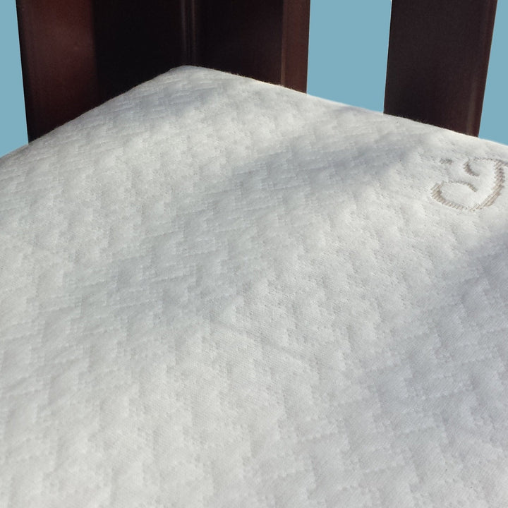 Moonlight Mini Crib Little Dreamer Premium Cotton Waterproof Mattress Cover by Moonlight Slumber - detail view