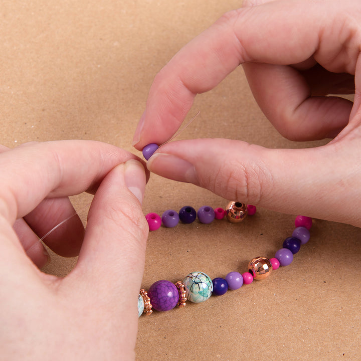 Bedazzled! Charm Bracelets Blooming Creativity by Make It Real - detail view