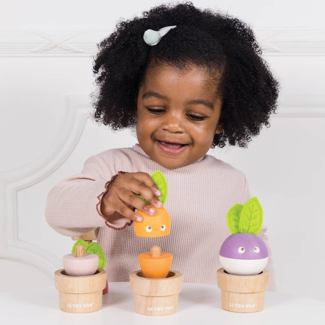 Stacking Wooden Veggies