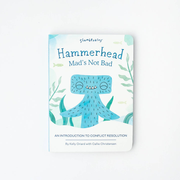 Hammerhead's Conflict Resolution Plush Snuggler Set +2 books by Slumberkins Inc. - lifestyle view