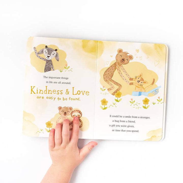 Honey Bear's Gratitude Plush Set - with 2 books! by Slumberkins Inc. - alternate angle