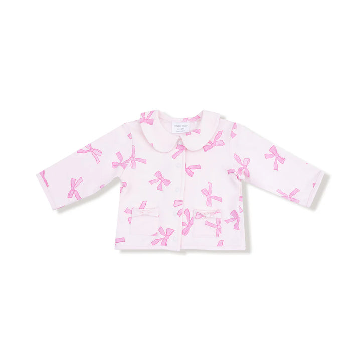 French Terry- Pretty Bows Tweed Style Jacket