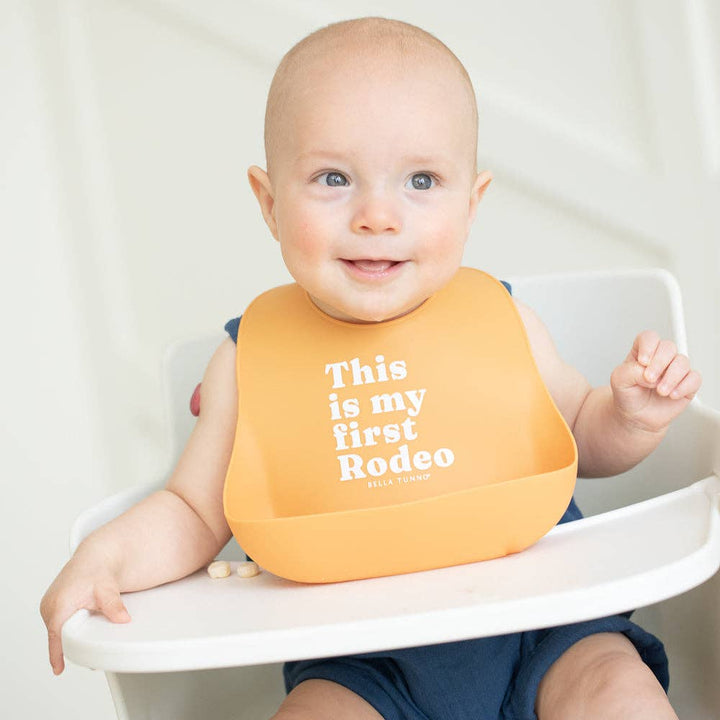 First Rodeo Wonder Bib: Orange