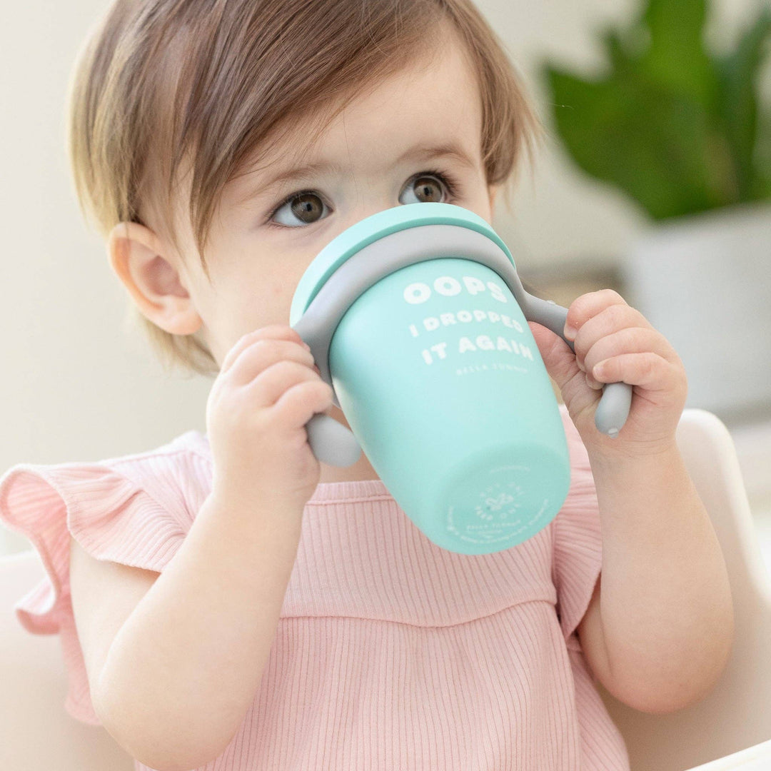 Dropped it Again Happy Sippy Cup: Blue