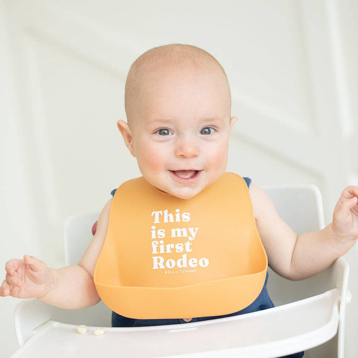 First Rodeo Wonder Bib: Orange