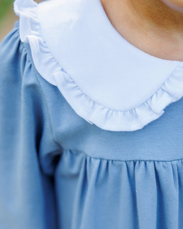 Catherine Bloomer Pant Set- Dusty Blue