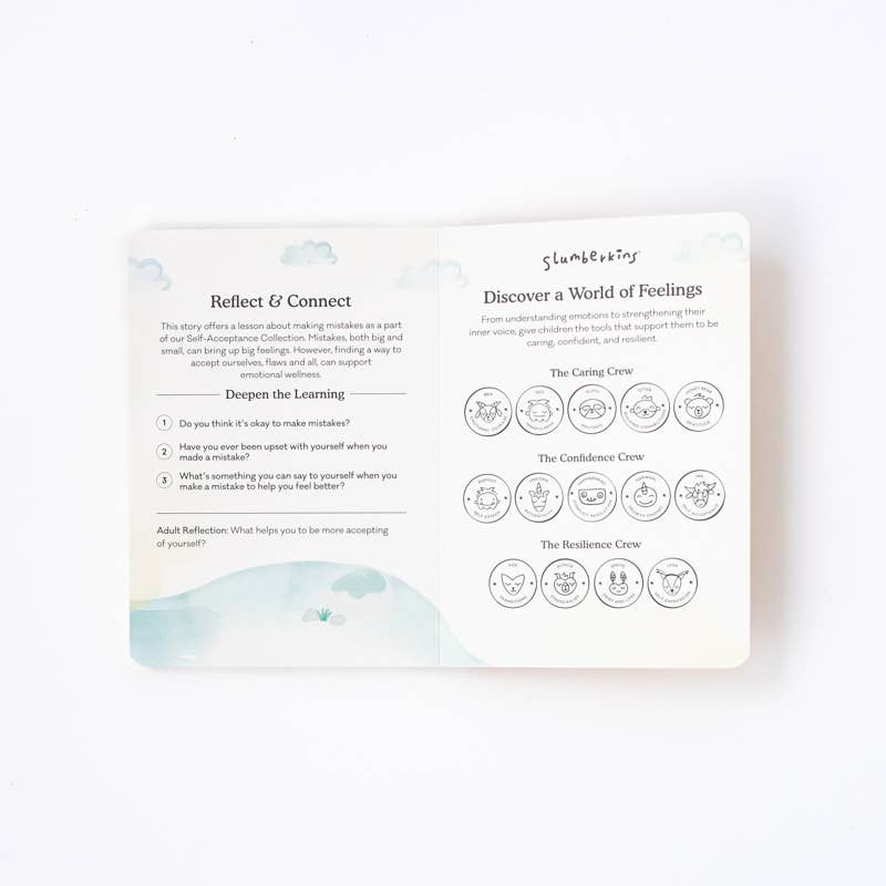 Yak's Self-Acceptance Plush Snuggler Set - with 2 books! by Slumberkins Inc. - product view 9