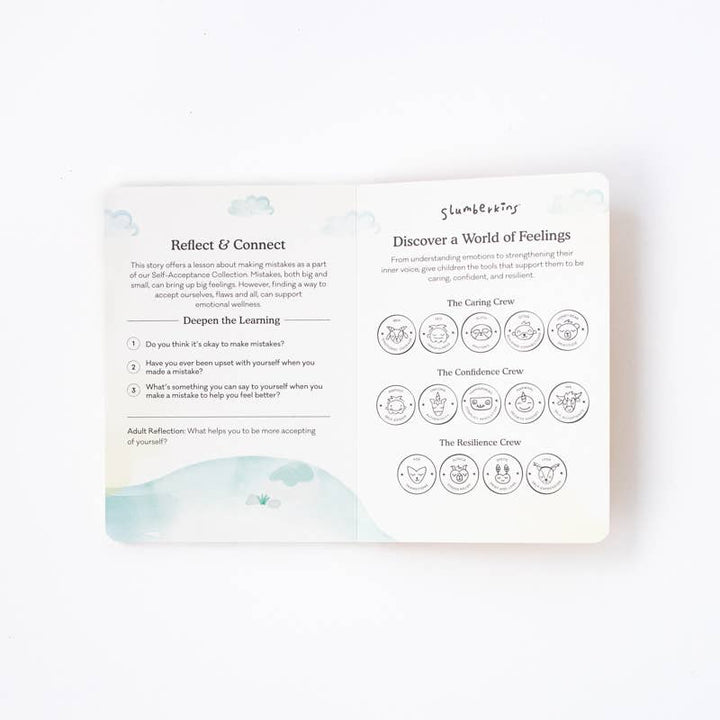 Yak's Self-Acceptance Plush Snuggler Set - with 2 books! by Slumberkins Inc. - product view 9