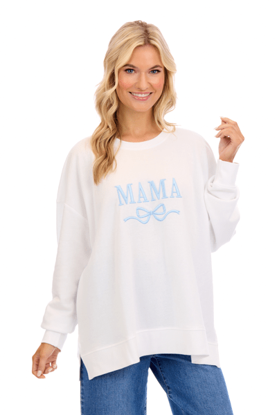 "Mama" Sweatshirt by Mud Pie - kids top