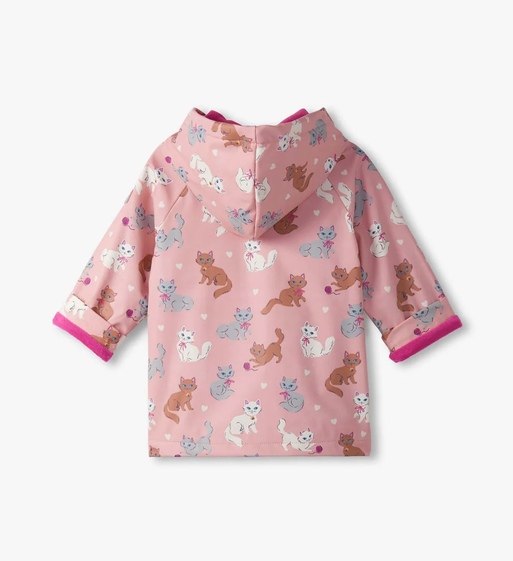 Little Kitties Snap Raincoat by Hatley - alternate view