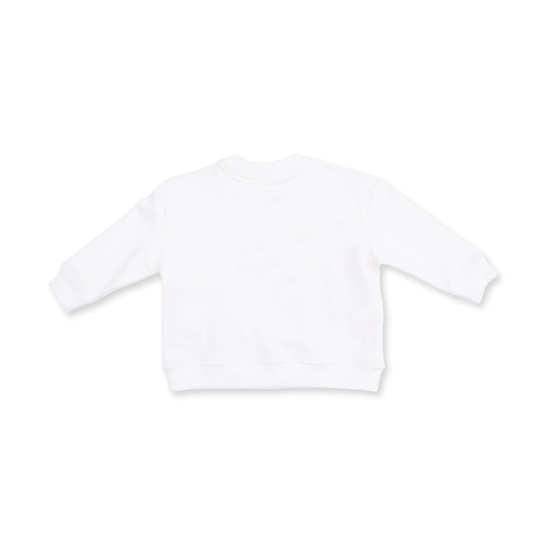 Golf - Drop Sleeve Sweatshirt White and Pink