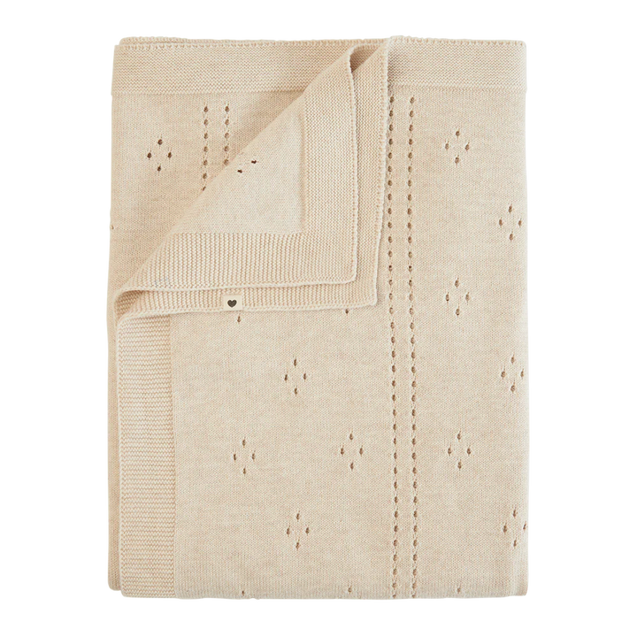 Knitted Blanket Pointelle