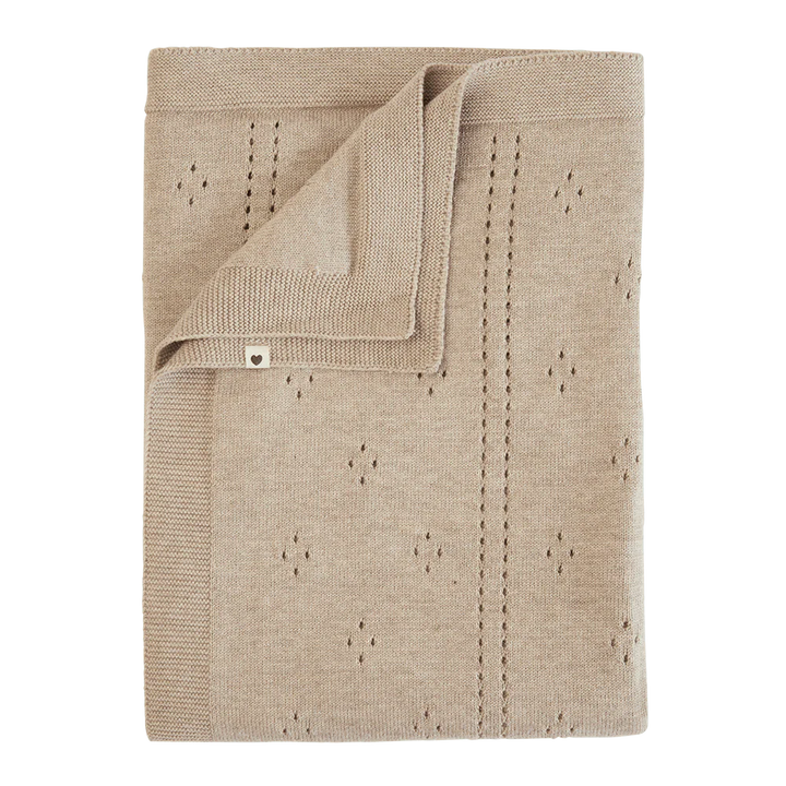 Knitted Blanket Pointelle