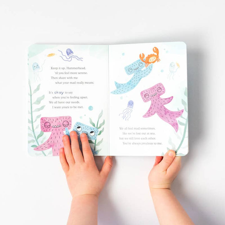 Hammerhead's Conflict Resolution Plush Set - with 2 books! by Slumberkins Inc. - product view 7