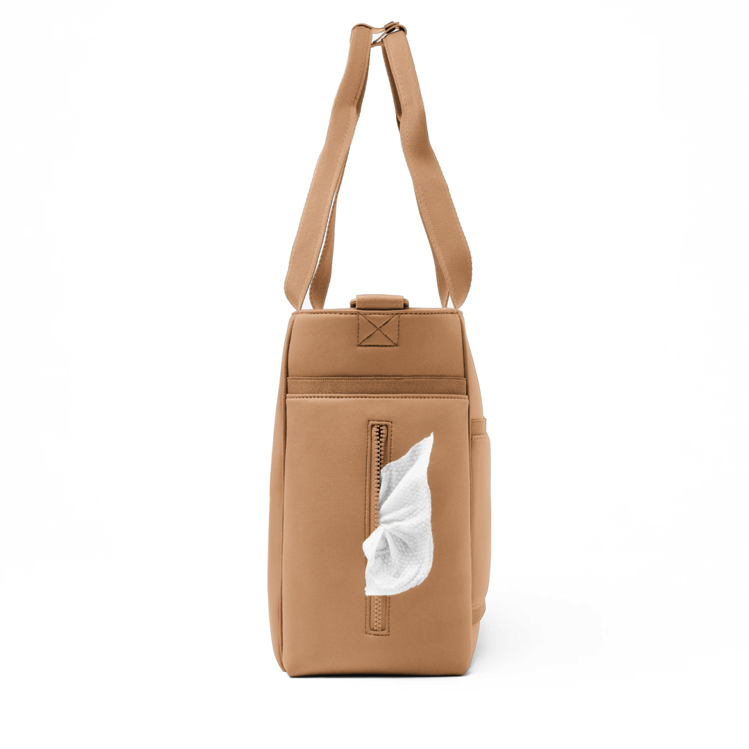 Wade Diaper Tote in Camel