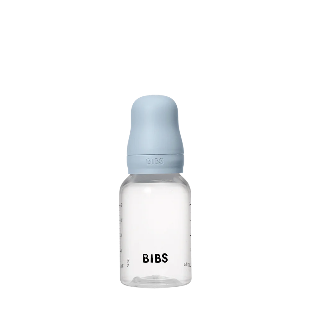 Baby BPA-Free PP Bottle Set 5oz Latex  - Slow flow by Bibs - back view
