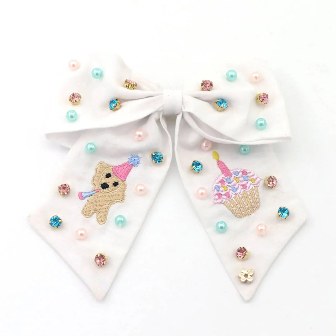 Birthday Bow by Poppyland - hair accessory