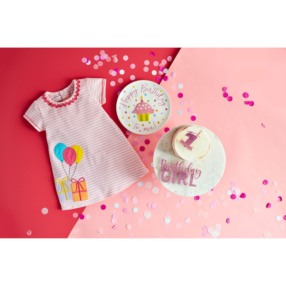 Birthday Girl Singing Plate by Mud Pie - alternate view