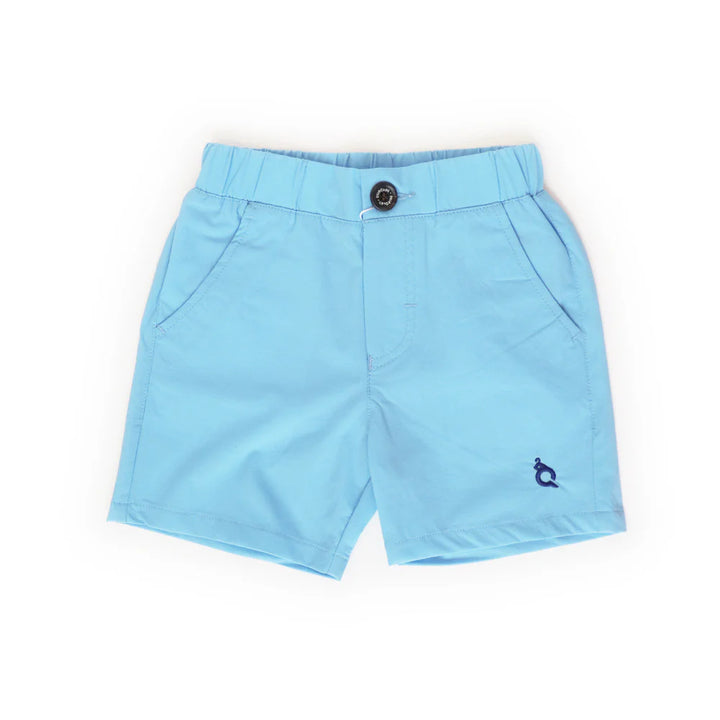 Light Blue Shorts by Blue Quail - baby bottoms