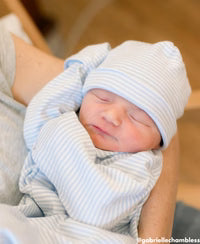 Simple Stripes Blue Hat