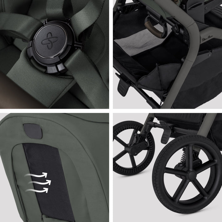 Silver Cross Breez Mid-Size Compact Stroller - product view 28