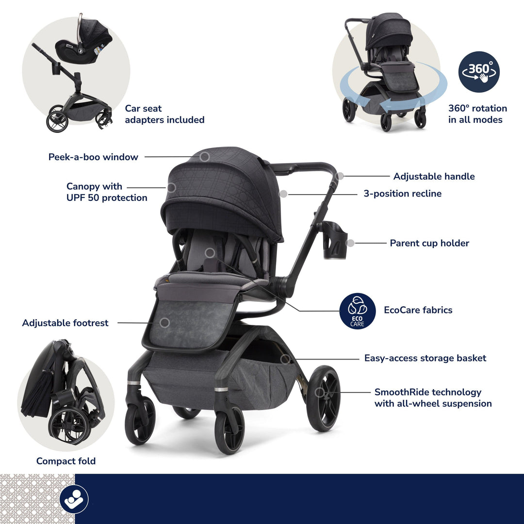 Maxi-Cosi Kindred Tana 360° Rotating Modular Stroller - product view 5
