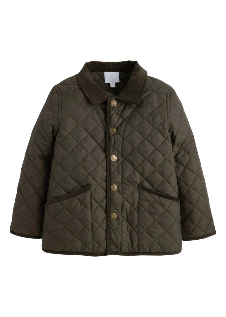 Classic Quilted Jacket - Olive