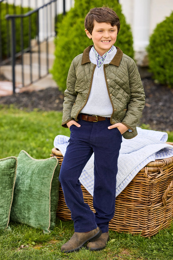 Classic Quilted Jacket - Olive