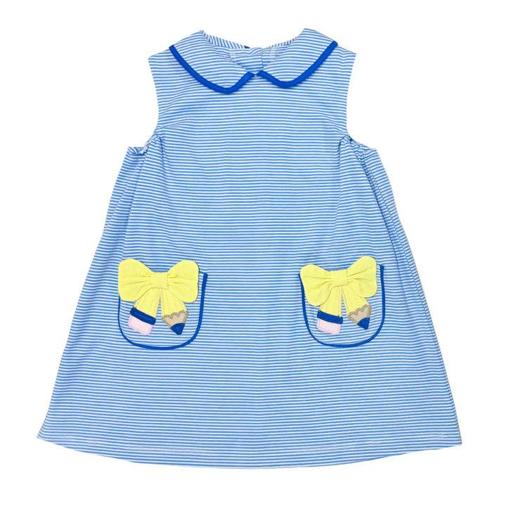 Pencil Sarah Knit Jumper - Periwinkle Bitty