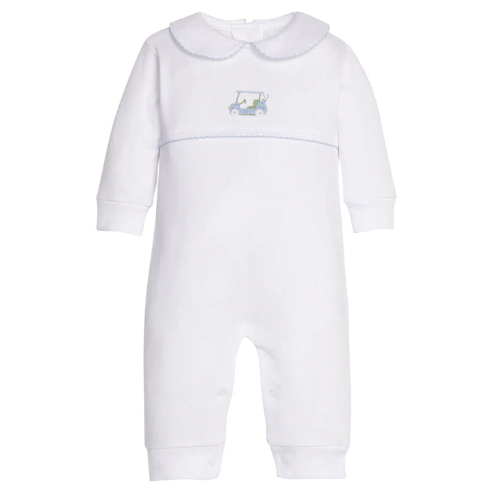 Golf Cart Crochet Playsuit by Little English - baby one-piece romper