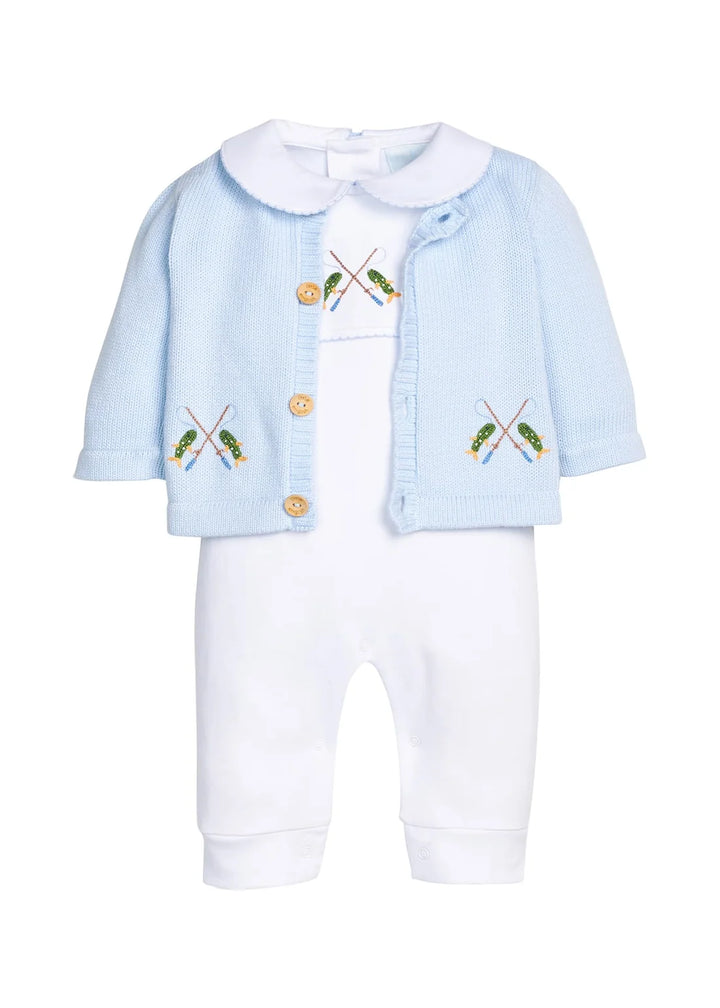 Crochet Playsuit - Fishing Rod