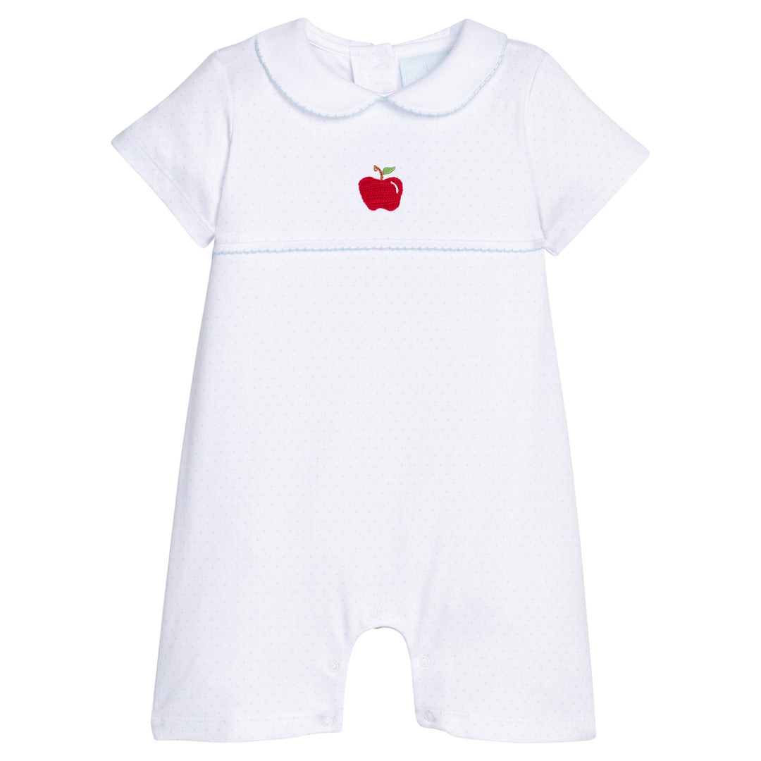Crochet Ream Romper - Apple