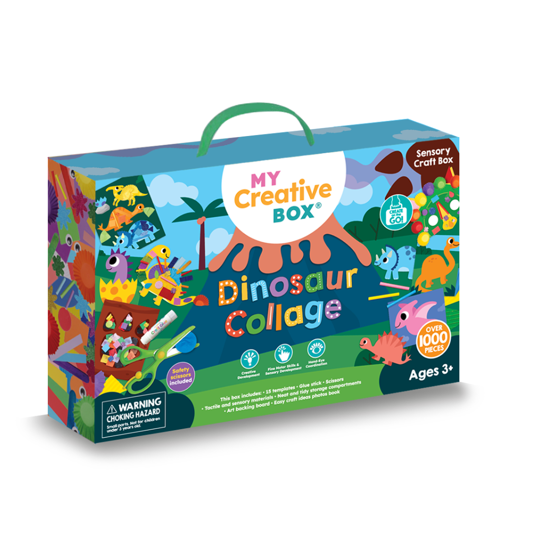 Dinosaur Collage Sensory Activity Box by Connetix - product view 7