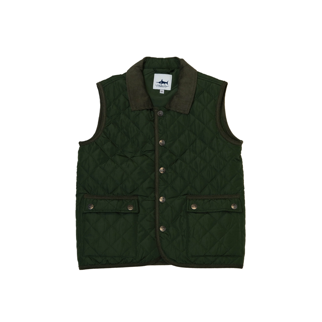 Derby Quilted Vest (Green)