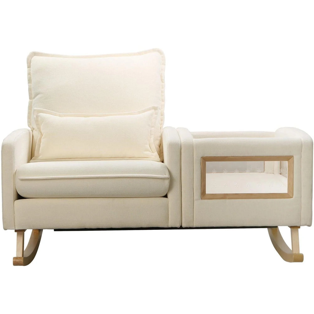 Dakota Rocker Bassinet by Appleseed - alternate angle