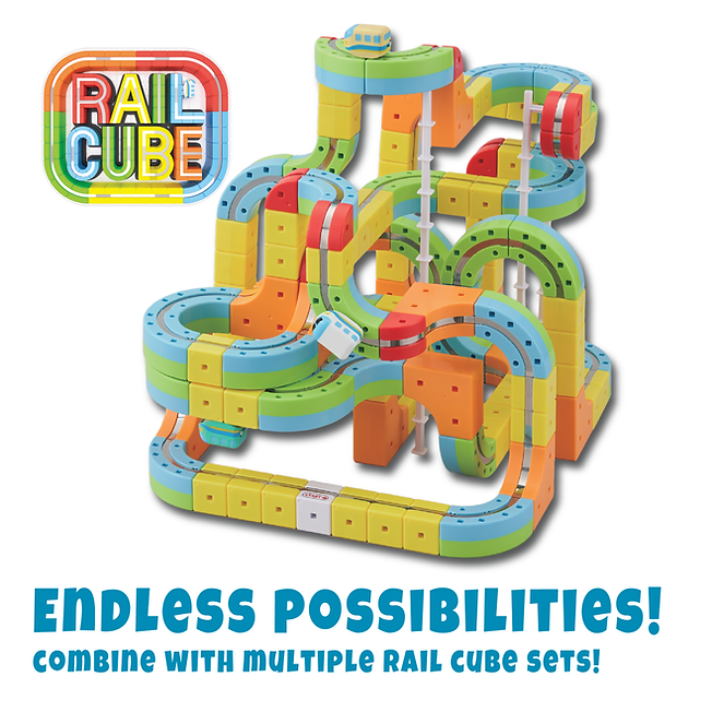Magnetic Monorail Deluxe Set by Rail Cube - product view 7