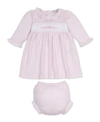 Classic Treasures Pink Stripe Dress Set