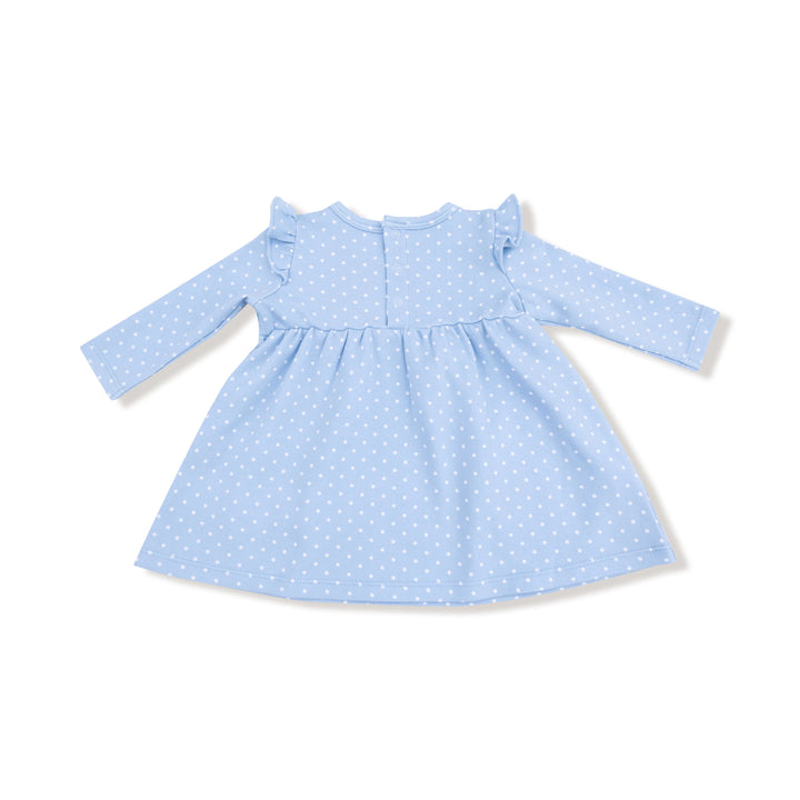 L/S Chambray blue Dot with Duck Family