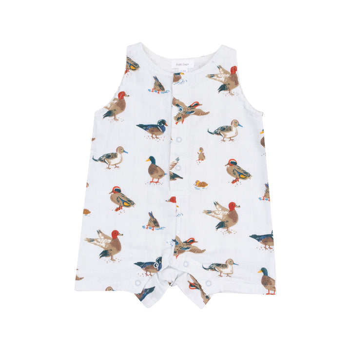 Ducks Sleeveless Shortie Romper