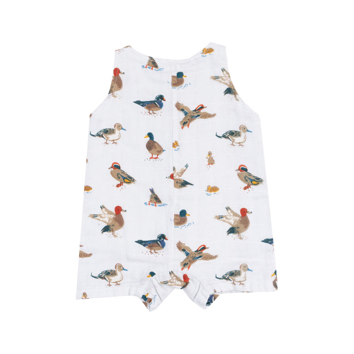 Ducks Sleeveless Shortie Romper