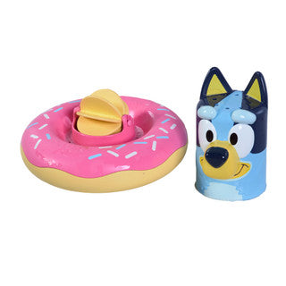 Toomies Splash & Float Bluey – 2-in-1 Water Toy with Pour Cup and Water Wheel by Cuddles & Carriages - detail view