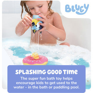Toomies Splash & Float Bluey – 2-in-1 Water Toy with Pour Cup and Water Wheel by Cuddles & Carriages - product view 7