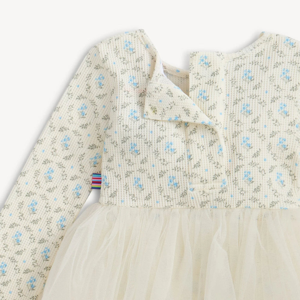 Eloise Waffle Kids Long sleeve Dress by Magnetic Me - alternate view