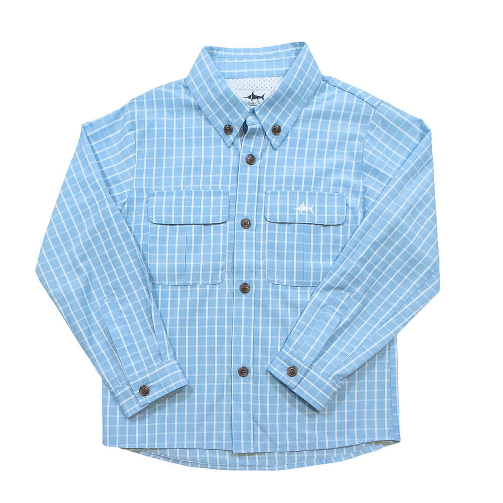 Flagler fishing Shirt by Saltwater Boys - back view